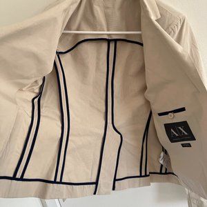 Armani Exchange Pearl-Coloured Blazer